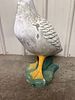 White Goose Painted Indoor-Outdoor Statue 10"X17"X27"Image - 2