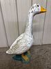 White Goose Painted Indoor-Outdoor Statue 10"X17"X27"Image - 3