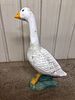 White Goose Painted Indoor-Outdoor Statue 10"X17"X27"Image - 5