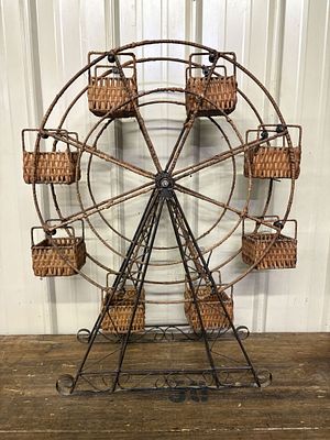 Vintage Ferris Wheel Display 10"X25"X32"