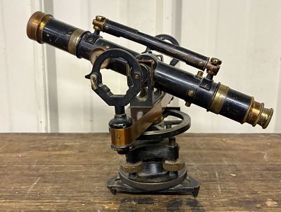 Antique A.S. Aloe Co. Surveying Transit Level 8"X12"X8"
