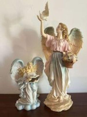 Seraphim Classics Angels - Isabel, Gentle Spirit issued in 1993, Serena, Angel of Peace issued 