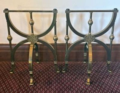 Antique European Biers / Casket Stands - 15"x25"
