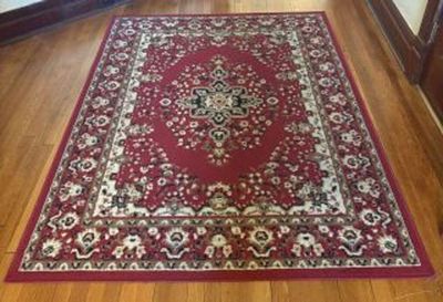 Red Wool Oriental Rug by Oriental Weavers of America, Artisan ASN033A - 5'x7'2"