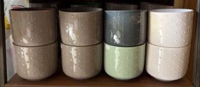 Lot Of 16 SK Made In Germany Ceramic Planters 4"