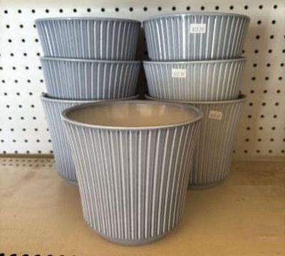 Lot Of 7 SK Made In Germany Ceramic Planters 6"