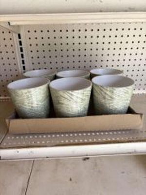 Lot Of 6 SK Ceramic Planters 5"
