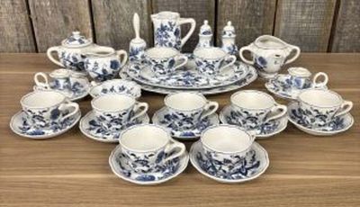 Collection Of Blue Danube Porcelain China (Largest 13.5")