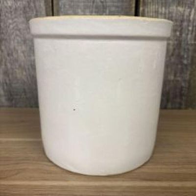 Vintage Stoneware Pottery Crock 7"X8"