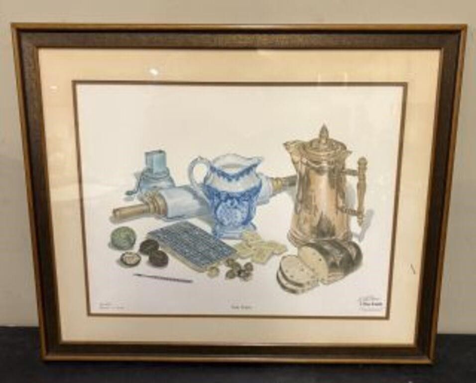 Lot 515: Limited Edition, Pencil-signed Framed Print Titled "Yule Enjoy"...