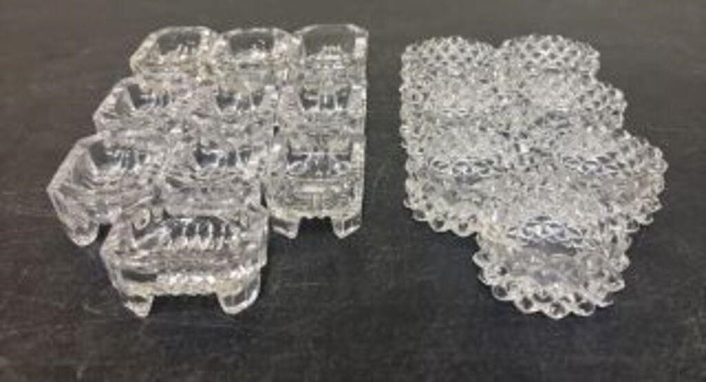 Lot 529: Lot of Antique Crystal - Glass Salt Cellars...