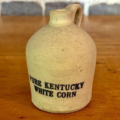 Hart Manufacturing Co. Miniature Pure Kentucky White Corn Whiskey Jug - 2.5"x4". This is a 