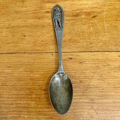 World War I Sterling Silver Souvenir Spoon by George L. Paine Co Camp Zachary Taylor Louisville. 