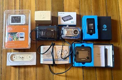 An Assortment of Consumer Electronics and Networking Equipment 10". An assortment of consumer 
