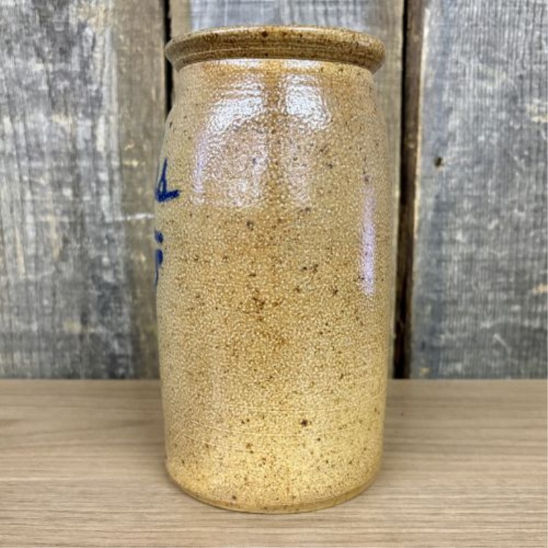 B. Stebner Hartville, Ohio Salt-Glazed Stoneware Apples Jar