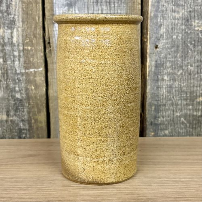Bill Stebner Hartville Ohio Salt-Glazed Stoneware Peaches Jar