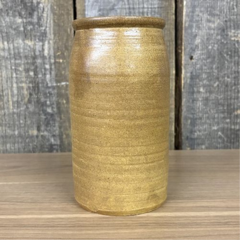 B. Stebner Hartville Ohio Salt-Glaze Stoneware Plumbs Jar