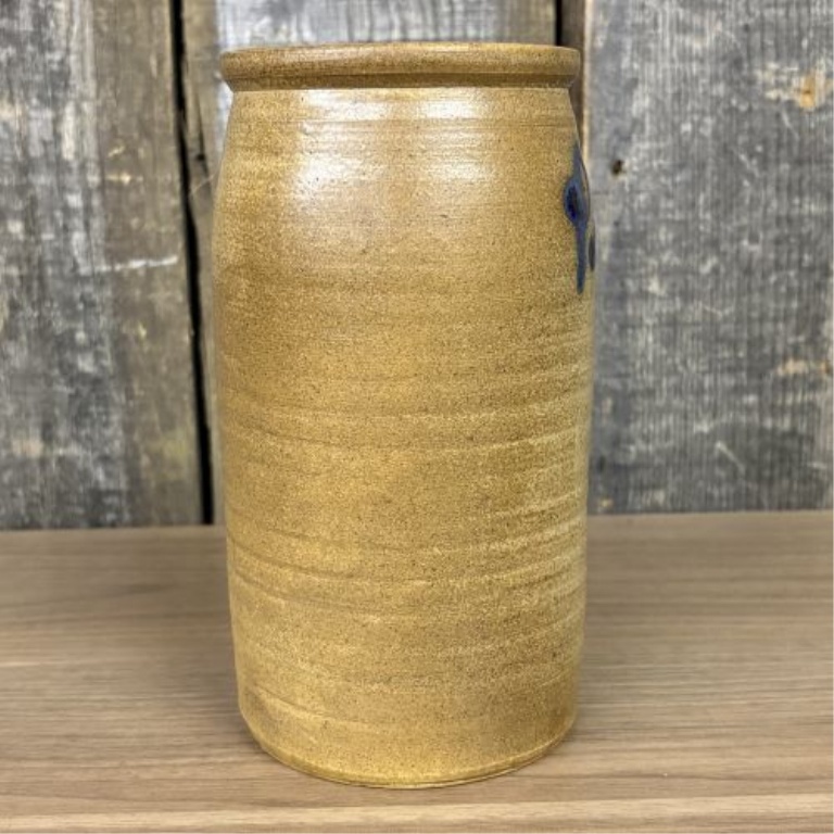B. Stebner Hartville Ohio Salt-Glaze Stoneware Plumbs Jar