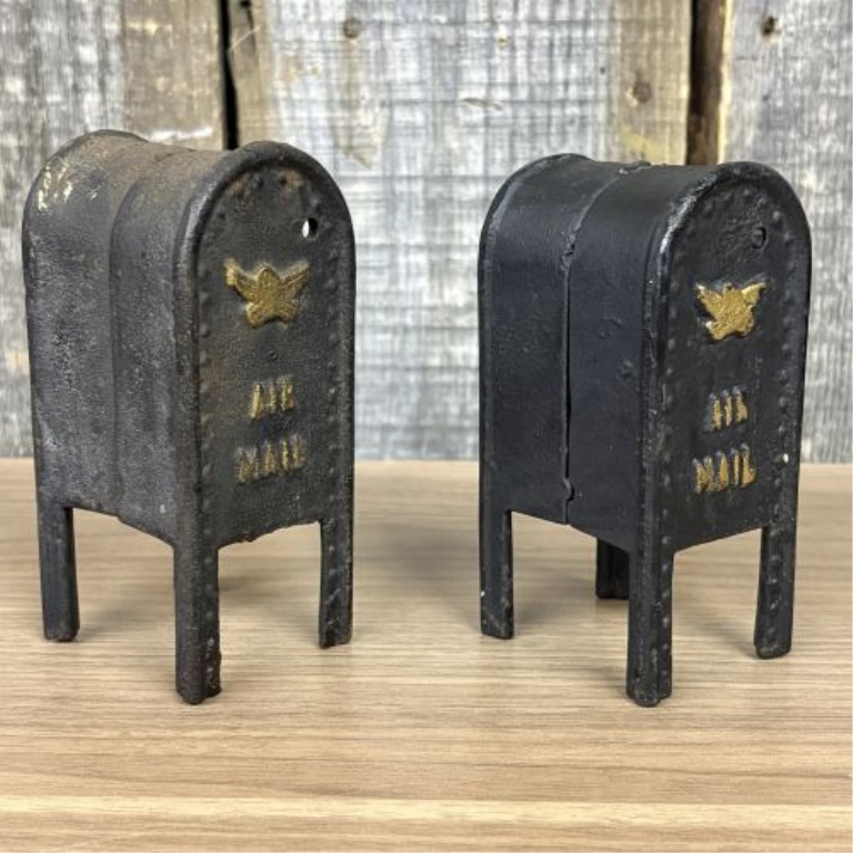 A Pair of U.S. Mail and Air Mail Still Banks
