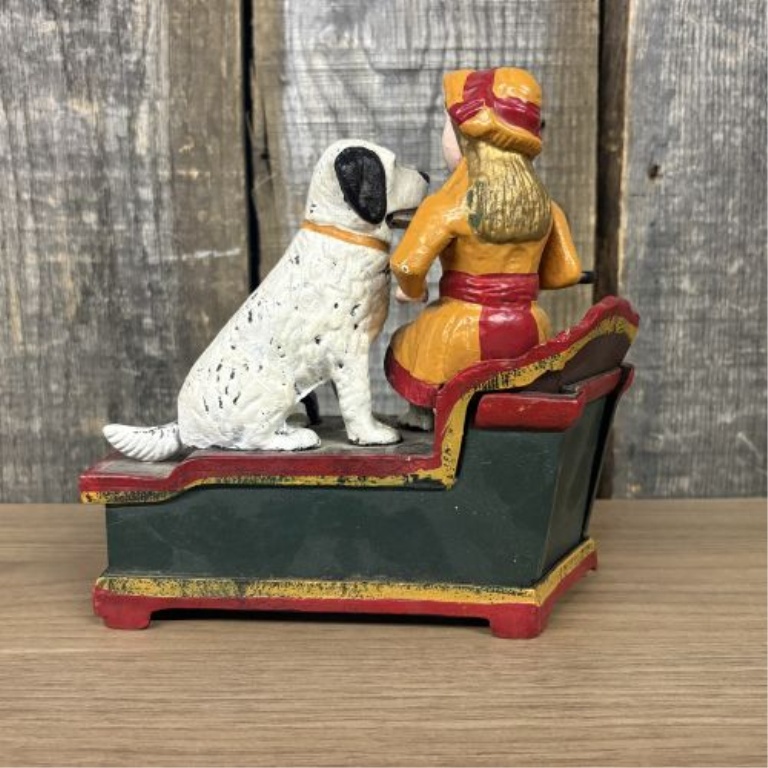 Speaking Dog Mechanical Bank Reproduction