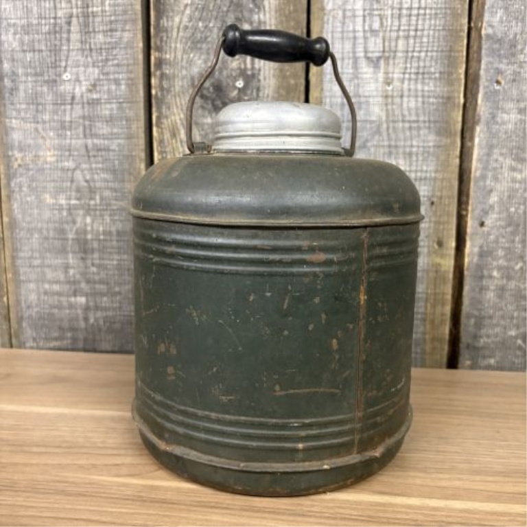 Vintage Insulated Thermal Picnic Jug with Ceramic Liner