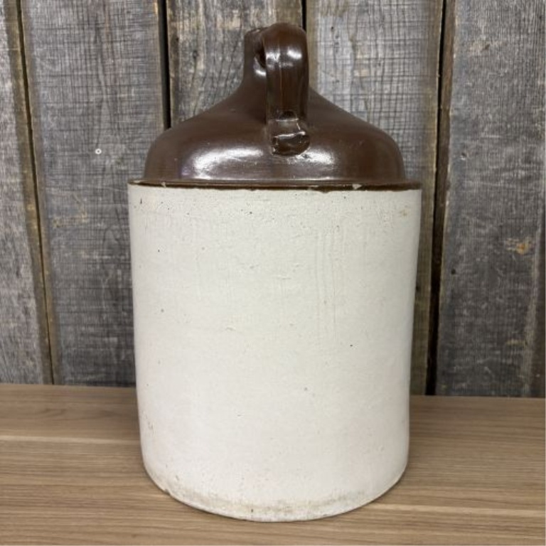 American Two-Tone Stoneware 5-Gallon Jug Attributed to Western Stoneware