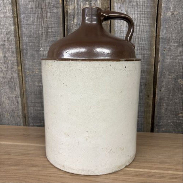American Two-Tone Stoneware 5-Gallon Jug Attributed to Western Stoneware