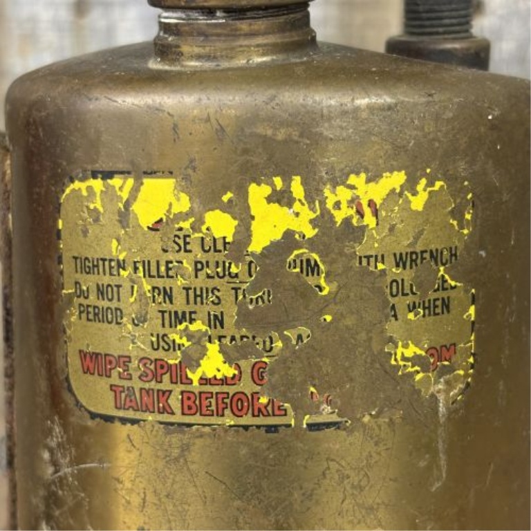 Vintage Clayton and Lambert Protection Brass Gasoline Blowtorch