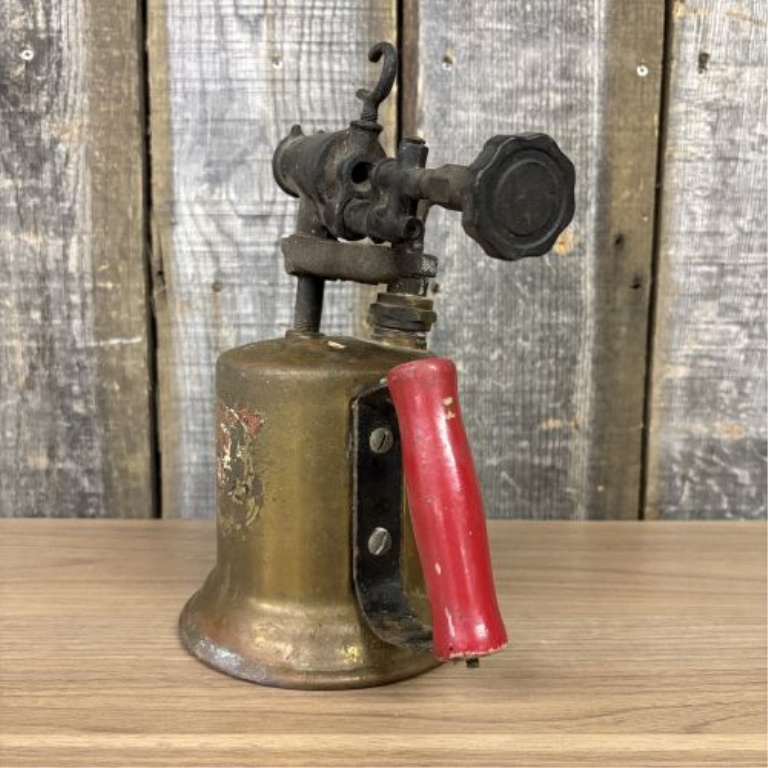 Vintage Clayton and Lambert Protection Brass Gasoline Blowtorch