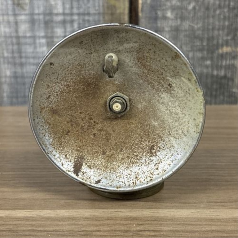 Antique Justrite Streamlined Brass Carbide Miner's Cap Lamp, c. 1923