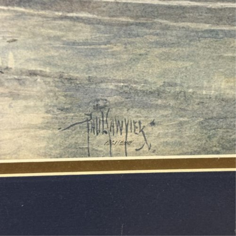 Paul Sawyier, Main Street Trolley, Limited Edition Photomechanical Lithographic Print