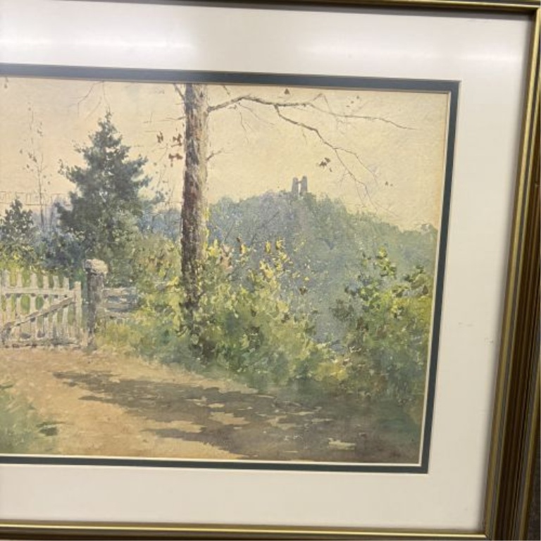 Paul Sawyier (1865-1917) Cliffside Road Photomechanical Lithographic Reproduction