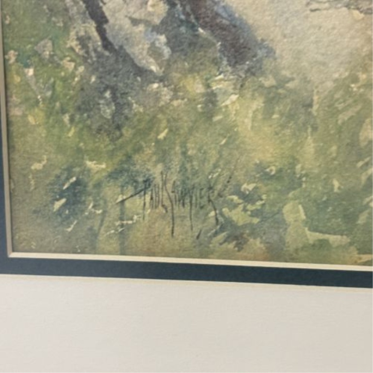 Paul Sawyier (1865-1917) Cliffside Road Photomechanical Lithographic Reproduction