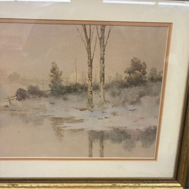 Paul Sawyier, Morning Moon, Limited Edition Print