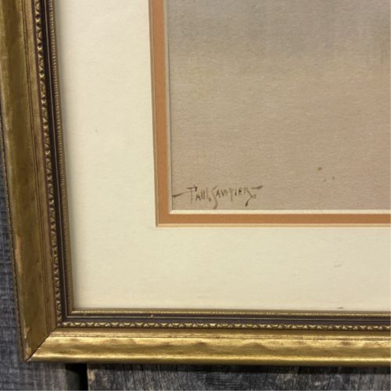 Paul Sawyier, Morning Moon, Limited Edition Print