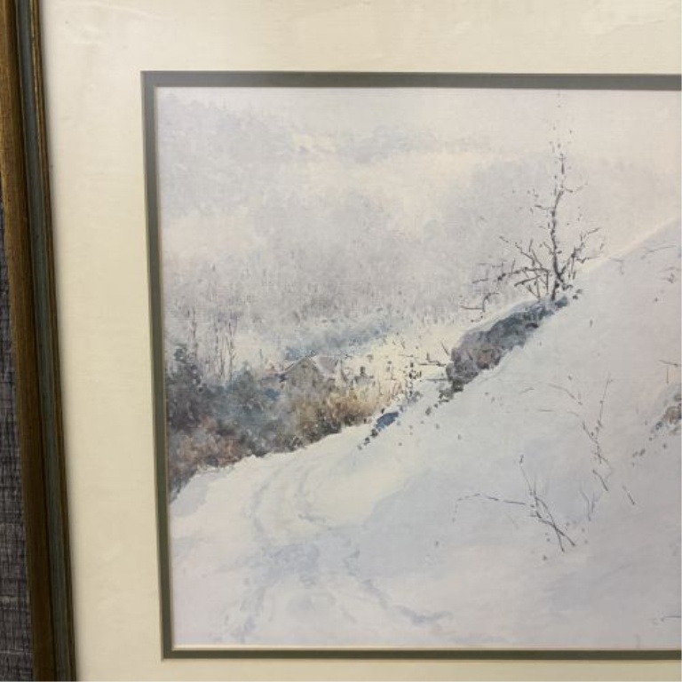 Paul Sawyier, First Snow, Framed Landscape