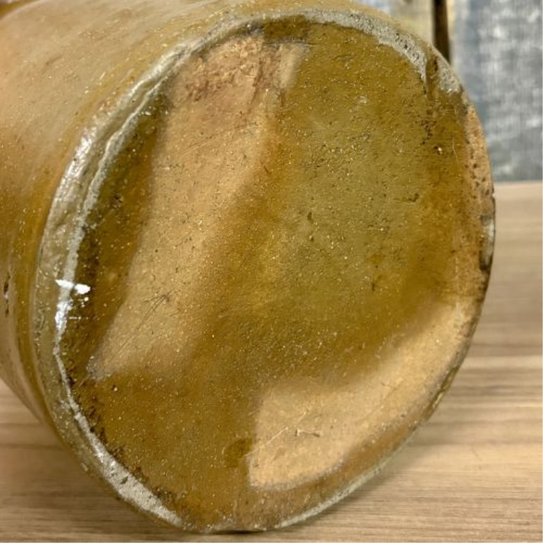 Nineteenth Century American Salt Glazed Stoneware Storage Jar