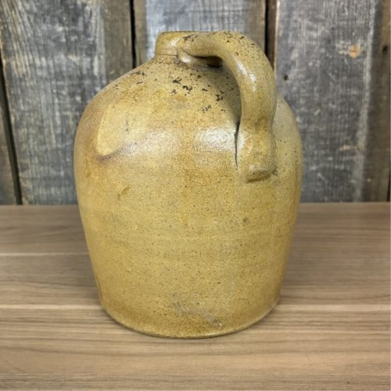 Antique American One Gallon Salt Glazed Stoneware Jug