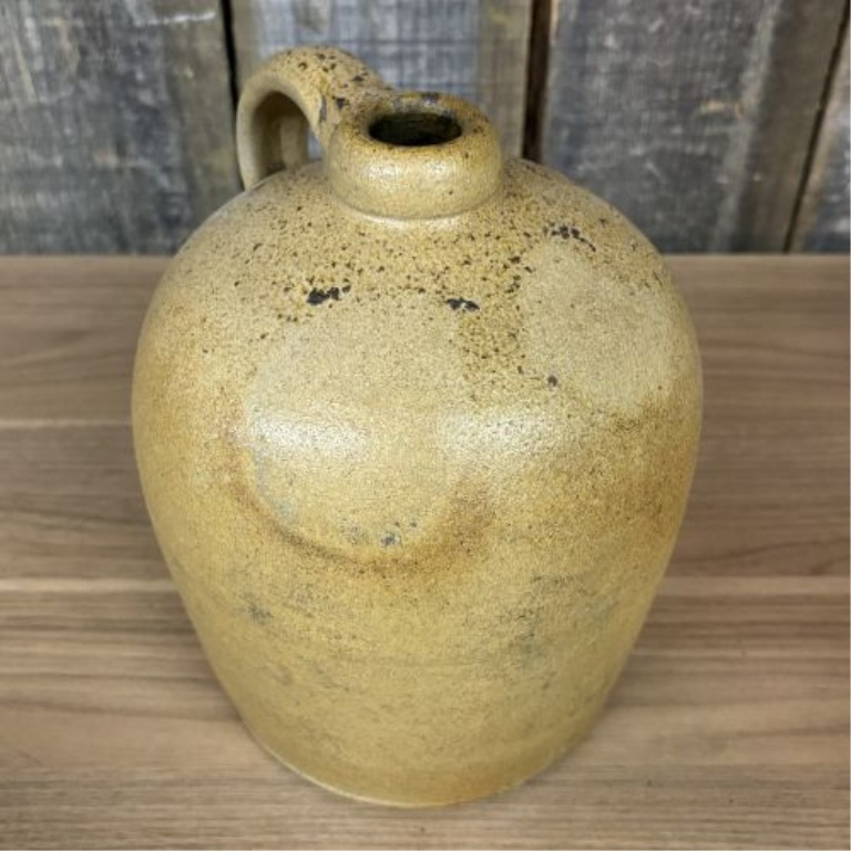 Antique American One Gallon Salt Glazed Stoneware Jug