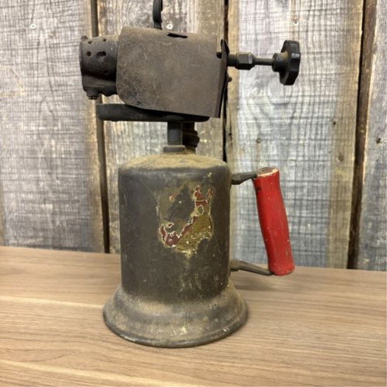 A Pair of Vintage Clayton & Lambert Brass Gasoline Blowtorches
