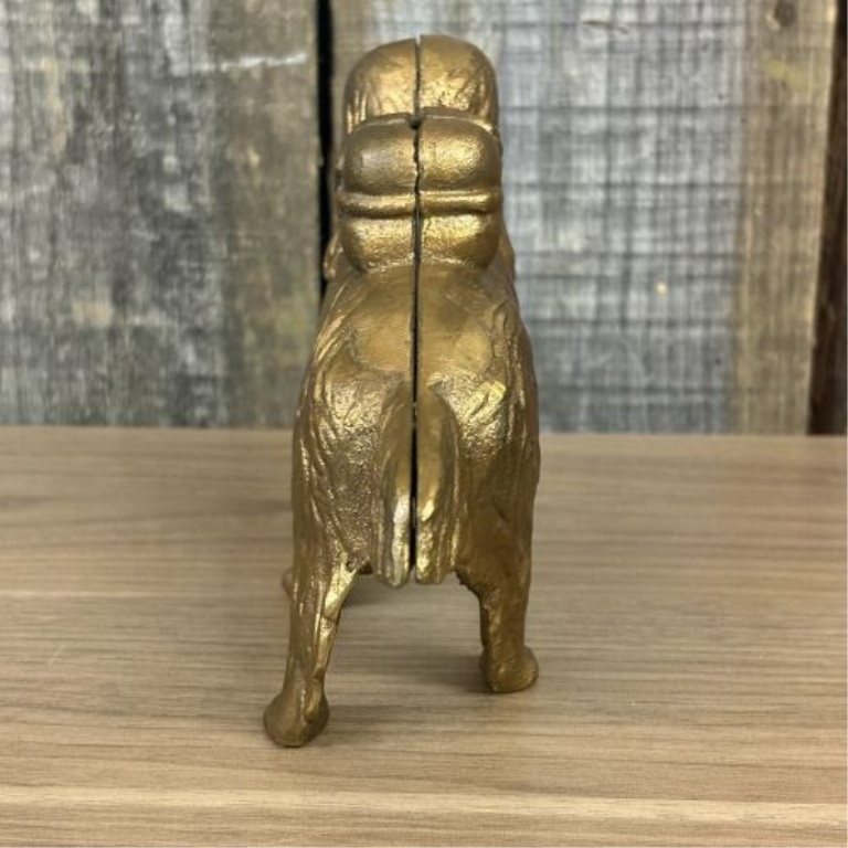 Vintage St. Bernard Dog with Pack Still Bank