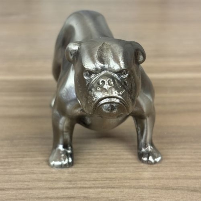 Vintage Mack Trucks Cast Metal Bulldog Mascot Figurine