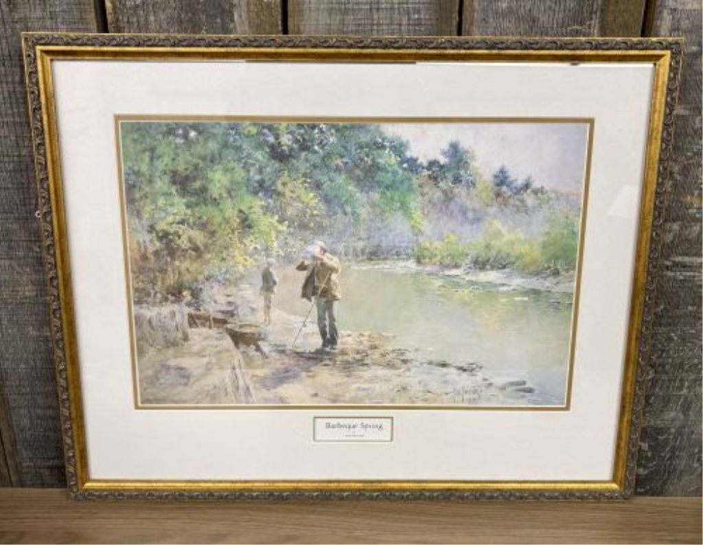Paul Sawyier, Barbeque Spring, Limited Edition Print