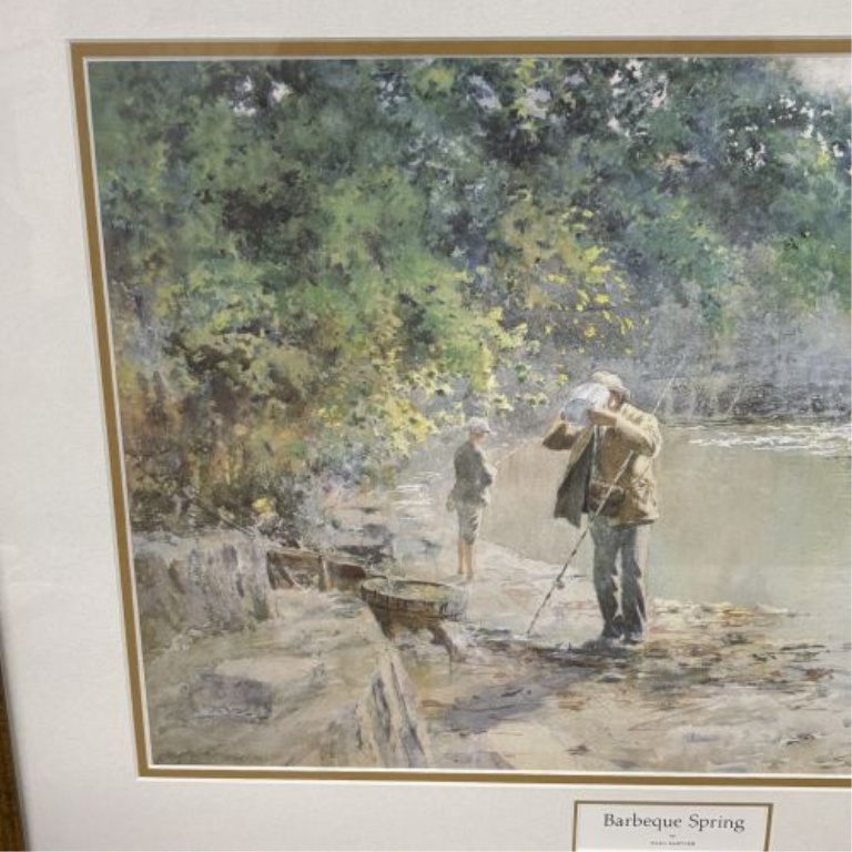 Paul Sawyier, Barbeque Spring, Limited Edition Print