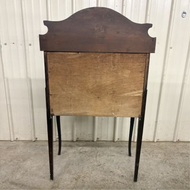 Antique American Quarter-Sawn Oak Slant-Front Secretary Desk