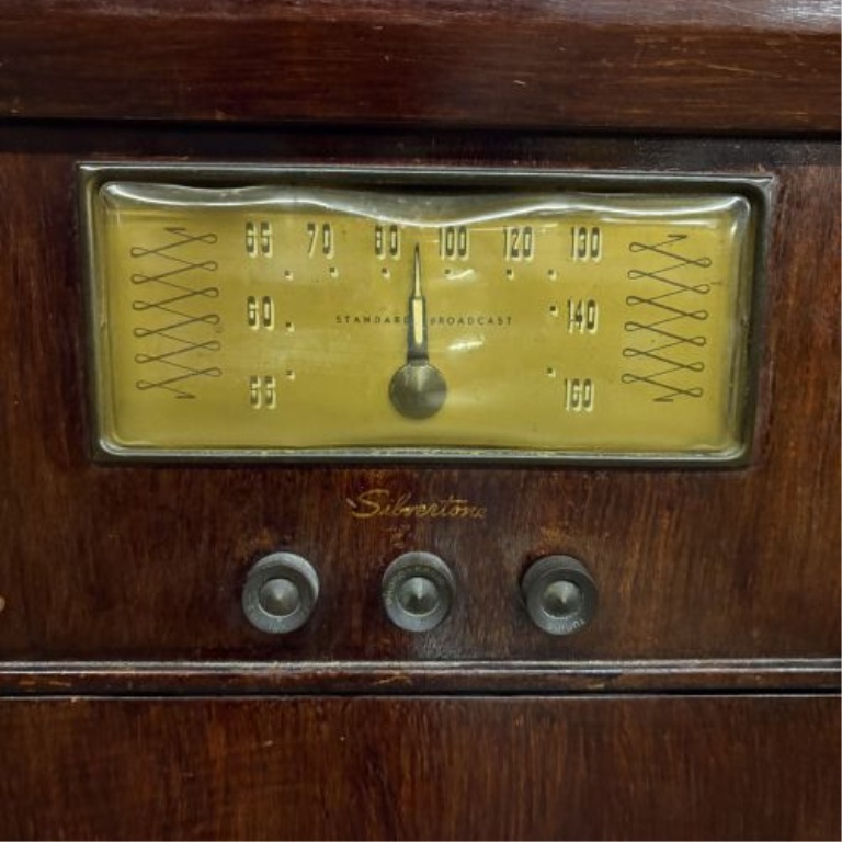 Silvertone Model 51 Radio-Phonograph Console for Sears, Roebuck and Co., 1950