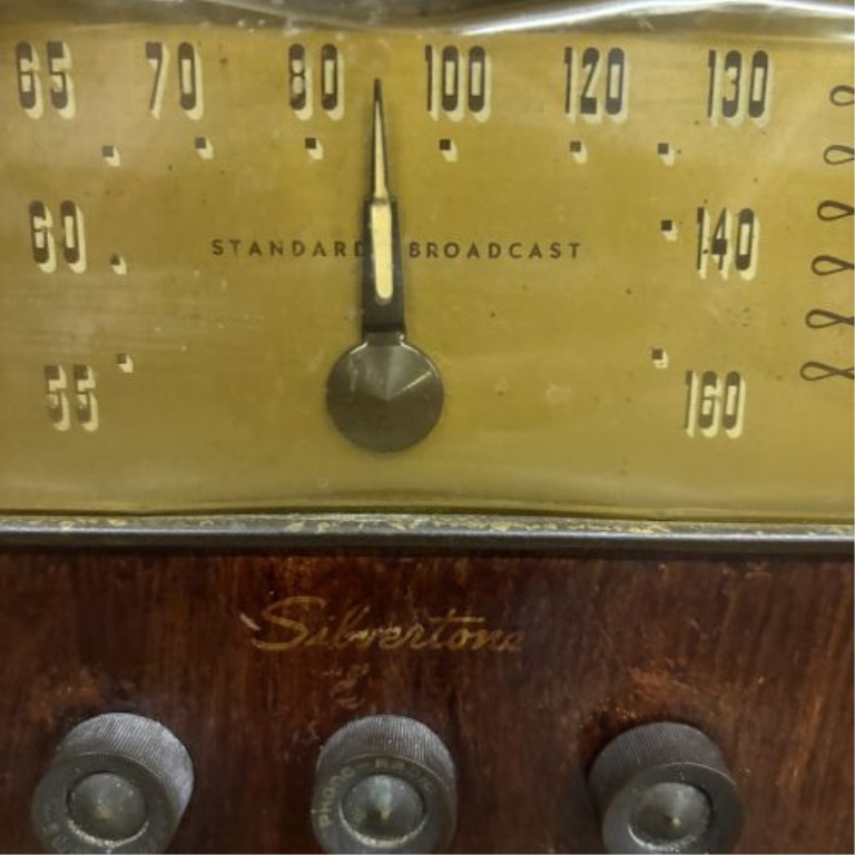 Silvertone Model 51 Radio-Phonograph Console for Sears, Roebuck and Co., 1950