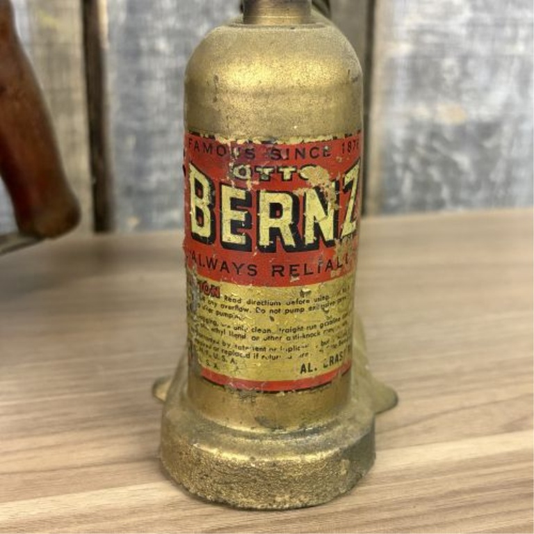 A Pair of Otto Bernz Co. Brass Gasoline Blowtorches