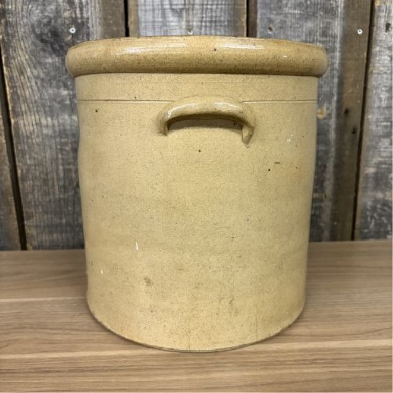 American Salt-Glazed Three-Gallon Bee Sting Stoneware Crock
