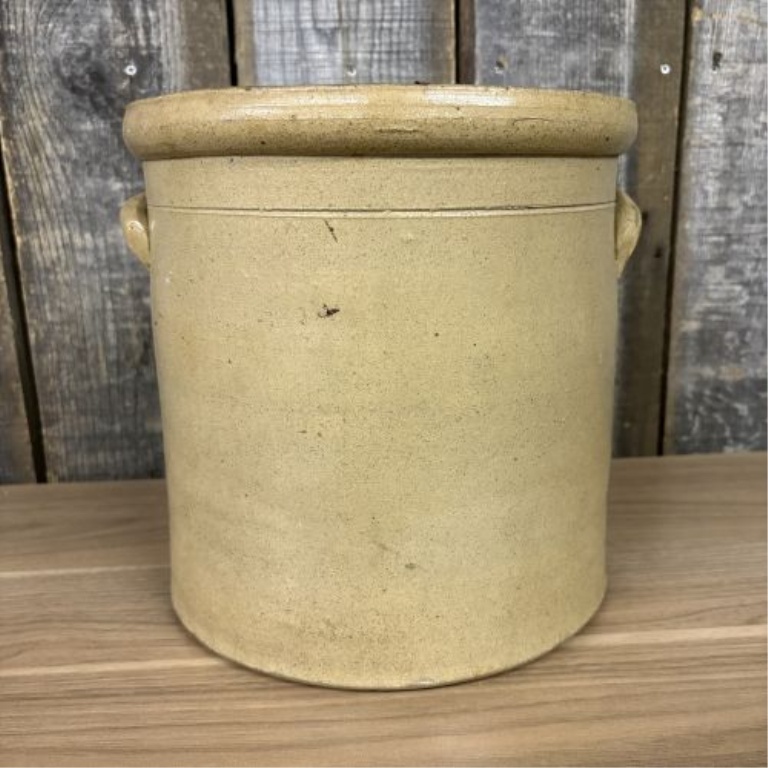 American Salt-Glazed Three-Gallon Bee Sting Stoneware Crock